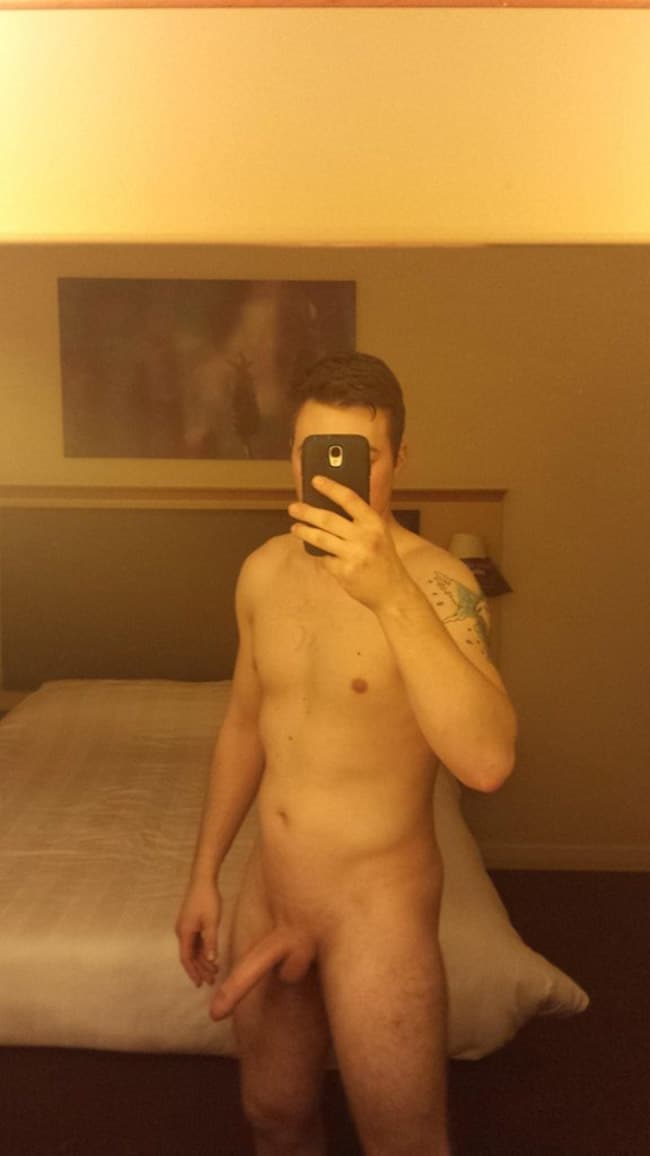 Fully Smooth Dude Showing His Penis Nude Men With Boners