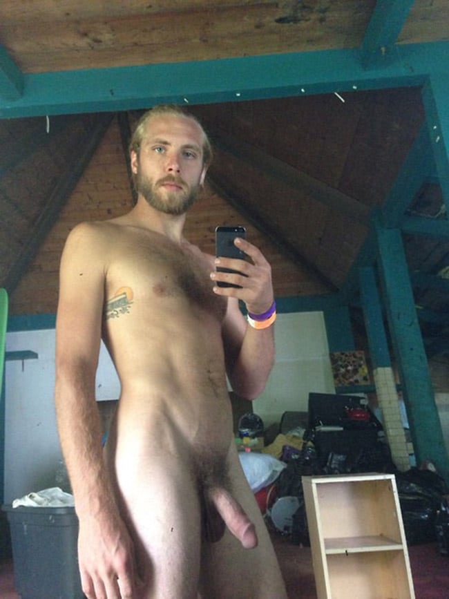 Blonde Bearded Man Got A Hung Cock Nude Men With Boners